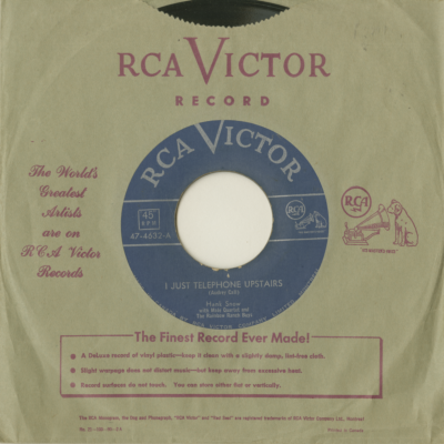 I Just Telephone Upstairs / My Mother  (1952)