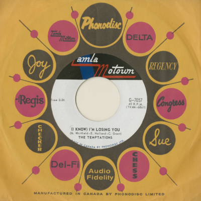 I Know I'm Losing You / I Couldn't Cry If I Wanted To (1966)