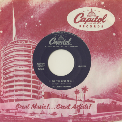 I Love You Best Of All / Scared Of The Blues (1961)