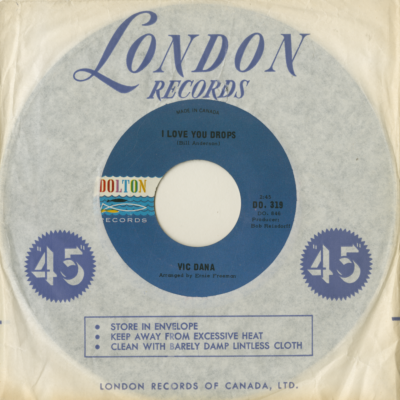 I Love You Drops / Sunny Skies (1966)