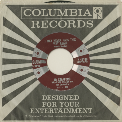 I May Never Pass This Way Again / It Won't Be Easy