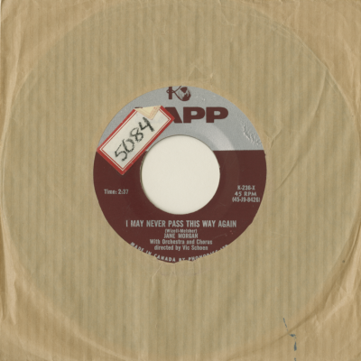 I May Never Pass This Way Again / You'll Never Walk Alone 