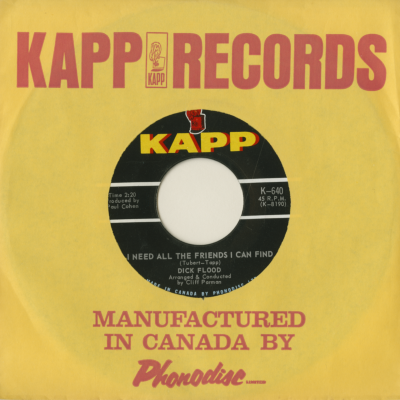 I Need All The Friends I Can Find / These Things Make A Heartache