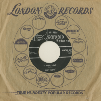 I Need Love / Wait And See (1960)