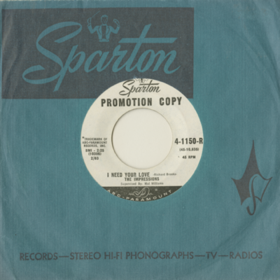 I Need Your Love / I'm The One Who Loves You (1962)