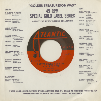 I Never Loved A Man The Way I Love You / Do Right Woman Do Right Man