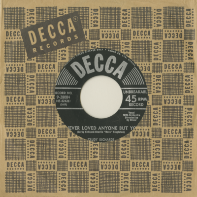 I Never Loved Anyone But You / I Don't Mind