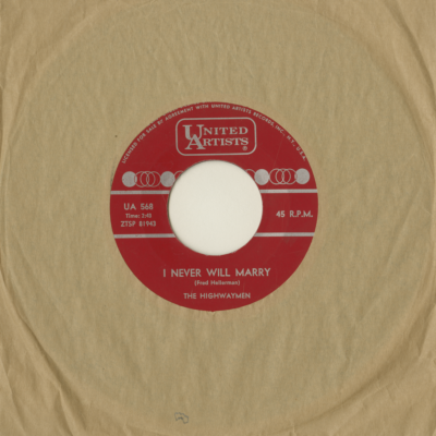 I Never Will Marry / Pretoria