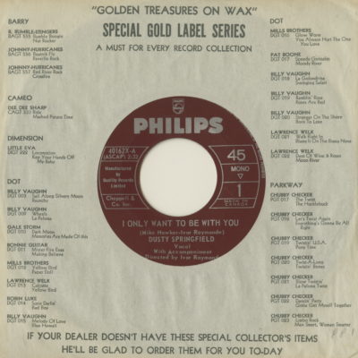 I Only Want To Be With You / Once Upon A Time