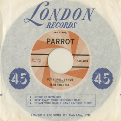 I Put A Spell On You / Iechyd-Da (1966)