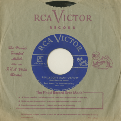 I Really Don't Want To Know / I'll Never Get Over You (1953)