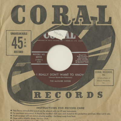 I Really Don't Want To Know / Mama's Gone Goodbye