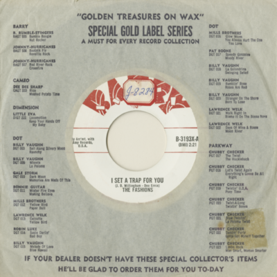 I Set A Trap For You / Why Don't You Stay A Little Longer (1963)