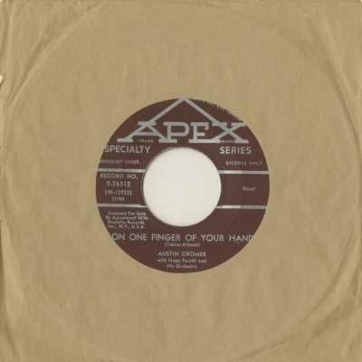 I Think Of You / On The Finger Of Your Hand