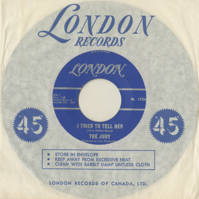 I Tried To Tell Her / You'd Better Be On Your Way (1965)