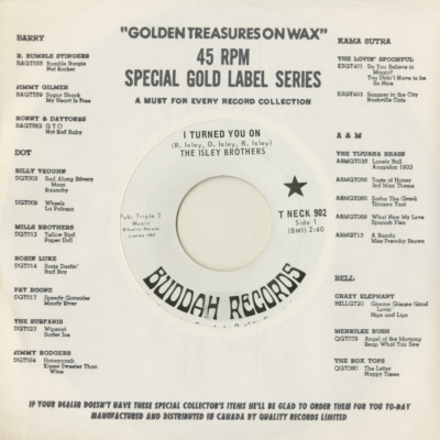 I Turned You On / I Know You Been Socking It To