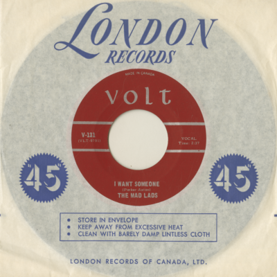 I Want Someone / Nothing Can Break Through (1965)