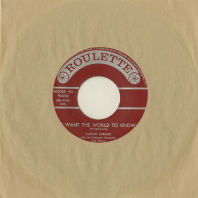 I Want The World To Know / Something Wonderful Happens