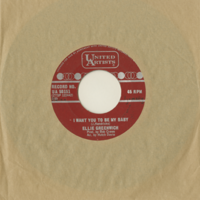 I Want You To Be My Baby / Goodnight Goodnight (1967)