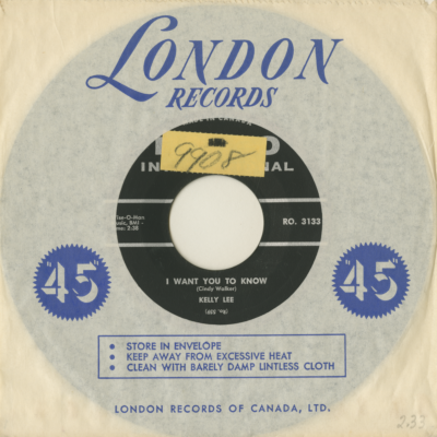 I Want You To Know / Law Of Life (1962)