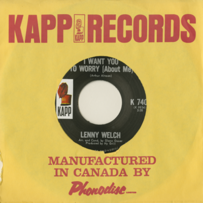 I Want You To Worry About Me / Rags To Riches