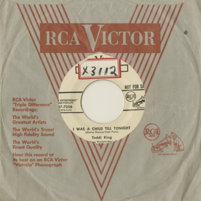 I Was A Child Till Tonight / Then It Starts Again