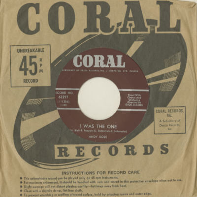 I Was The One / The Bootie Green (1961)