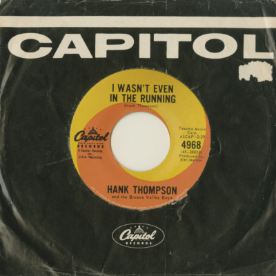 I Wasn't Even In The Running / The More In Love Your Heart Is