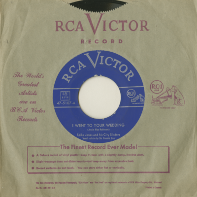 I Went To Your Wedding / I'll Never Work There Anymore (1952)