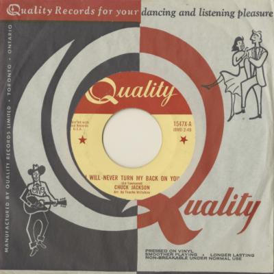 I Will Never Turn My Back On You / Tears Of Joy