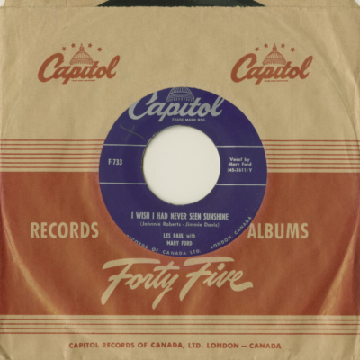 I Wish I Never Had Seen Sunshine / Josephine (1951)