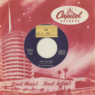 I Wish You Knew / Call Me (1957)