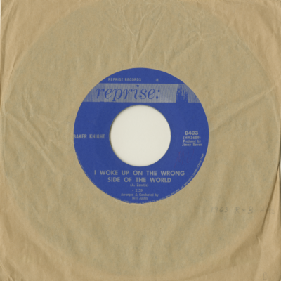 I Woke Up On The Wrong Side Of The World / Man With A Plan (1965)