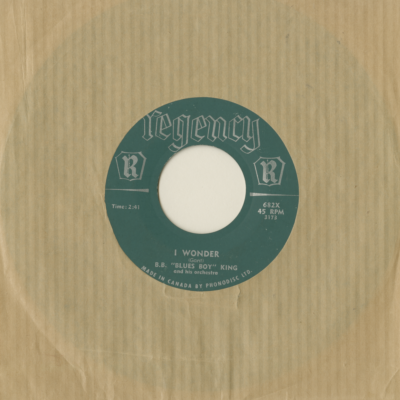 I Wonder / I Need You So Bad