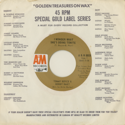 I Wonder What She's Doing Tonight / The Ambushers