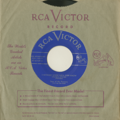 I Wonder When We'll Ever Know / The King's Highway (1955)