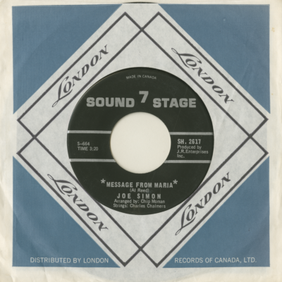 Message From Maria / I Worry About You (1968)