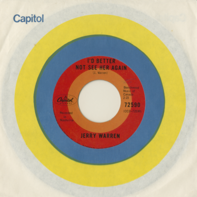 I'd Better Not See Her Again / You Ain't Changed A Bit From Baltimore