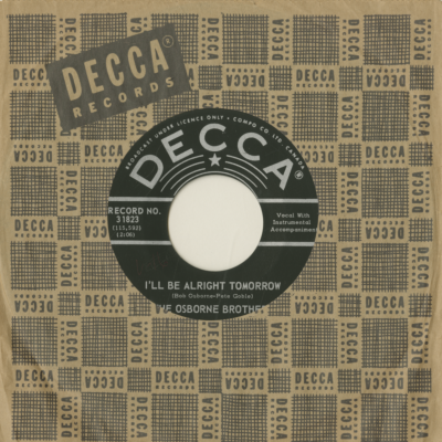 I'll Be Alright Tomorrow / Lonesome Day