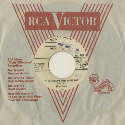 I'll Be Lonesome When You're Gone / On A Little Bamboo Bridge