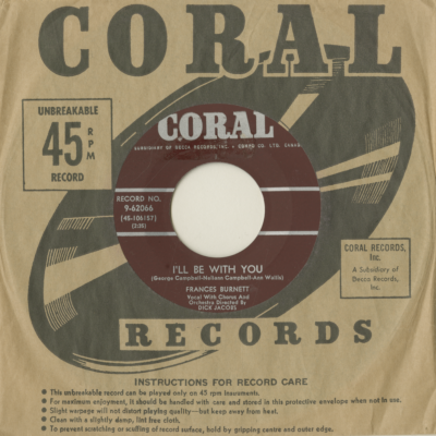 I'll Be With You / Blue Prelude (1958)