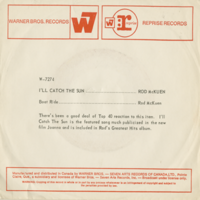 I'll Catch The Sun / Boat Ride