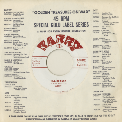 I'll Change / Try It Out On Me