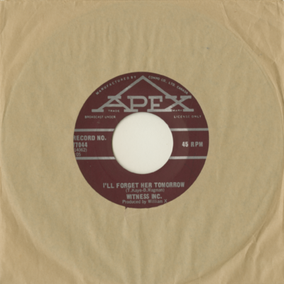 I'll Forget Her Tomorrow / Girl Before You Go (1967)