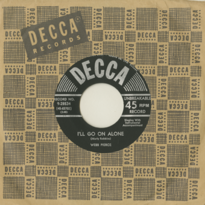 I'll Go On Alone / That's Me Without You