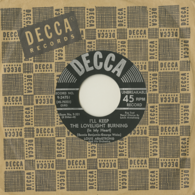 I'll Keep The Lovelight Burning / Maybe It's Because