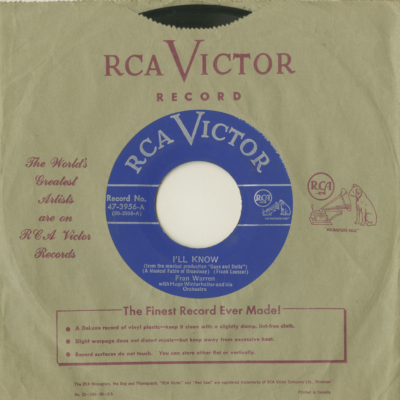 I'll Know / Stranger In The City (1950)