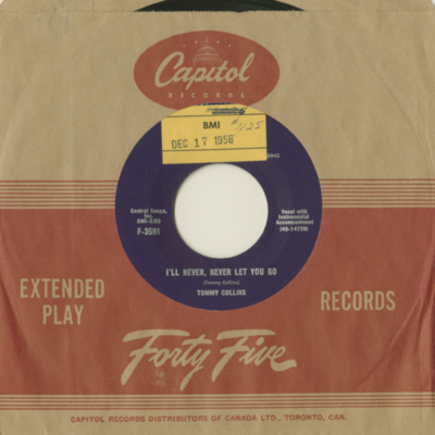 I'll Never Never Let You Go / I Wish I Had Died In My Cradle (1956)