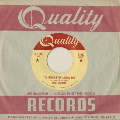 I'll Never Stop Loving You / I'll Never Take You Back