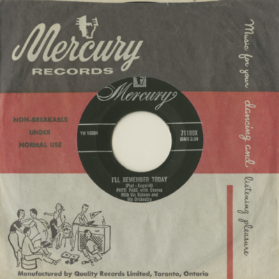 I'll Remember Today / My How The Time Goes By